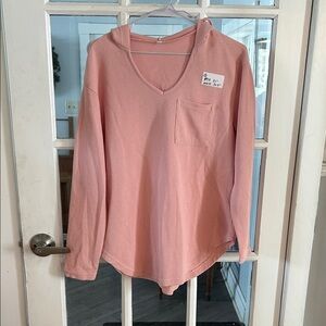 G40.     Amazon Pink Women's Hoodie Sweatshirt